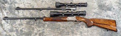 Merkel K1 257 Wby/9.3x74R 2 barrel set (763) West - Image 1 of 4