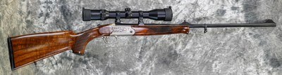 Merkel K1 257 Wby/9.3x74R 2 barrel set (763) West - Image 4 of 4
