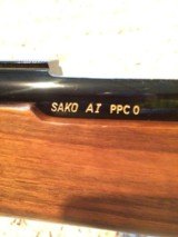 Sako
Super Deluxe 6 PPC heavy barrel single shot
Factory Custom Presentation to Louis Palmisano
co-inventor of the 6 PPC cartridge - 7 of 9