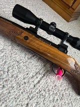One 70th AnniversarySako Super Deluxe Mannlicher 30-06 Springfield New in Case with Zeiss Scope and Extras - 6 of 12