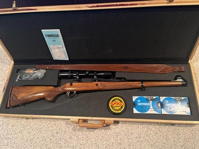 One 70th AnniversarySako Super Deluxe Mannlicher 30-06 Springfield New in Case with Zeiss Scope and Extras