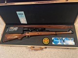 One 70th AnniversarySako Super Deluxe Mannlicher 30-06 Springfield New in Case with Zeiss Scope and Extras - 1 of 12