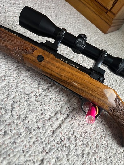 One 70th AnniversarySako Super Deluxe Mannlicher 30-06 Springfield New in Case with Zeiss Scope and Extras - Image 6 of 12