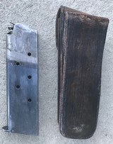 Colt 1911 2 tone magazine with vintage pouch - 2 of 3