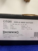 Browning Citori O/U 16 Gauge Grade 4 - 3 of 12