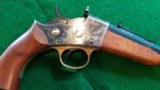 A. Uberti & C. Gardone V.T. Italy cal. 22 Rolling Block single shot pistol - 5 of 8