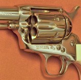 Colt 1st Generation Single Action Army SAA FRONTIER SIX-SHOOTER Nickel 7.5” Barrel, Cased, c. 1916 - 8 of 15
