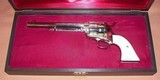 Colt 1st Generation Single Action Army SAA FRONTIER SIX-SHOOTER Nickel 7.5” Barrel, Cased, c. 1916 - 2 of 15