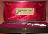 Colt 1st Generation Single Action Army SAA FRONTIER SIX-SHOOTER Nickel 7.5” Barrel, Cased, c. 1916 - 3 of 15
