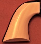 Colt 3rd Generation SAA Single Action Army, Etched Panel Frontier Six Shooter, Blue & Case, 4.75 Barrel, Factory One-piece Ivory Grips, Black Powder F - 5 of 15