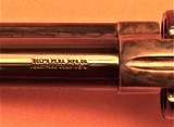 Colt 3rd Generation SAA Single Action Army, Etched Panel Frontier Six Shooter, Blue & Case, 4.75 Barrel, Factory One-piece Ivory Grips, Black Powder F - 10 of 15