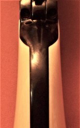 Colt 3rd Generation SAA Single Action Army, Etched Panel Frontier Six Shooter, Blue & Case, 4.75 Barrel, Factory One-piece Ivory Grips, Black Powder F - 4 of 15