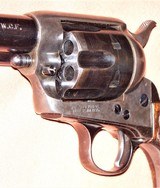 Colt 1st Generation Single Action Army SAA 7.5" 32 WCF, Walnut Grips c. 1902 - 3 of 14