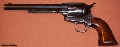 Colt Single Action Army Revolver SAA .44 CFSS 7.5 , Walnut, c. 1883 ANTIQUE