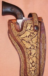 Colt Single Action Army Revolver SAA .45, 4.75” Barrel c. 1896, with Holster and Letter.ANTIQUE - 14 of 15