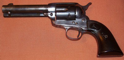 Colt Single Action Army Revolver SAA 1st Gen. 4.75” .32WCF w/Letter, Holster c. 1907