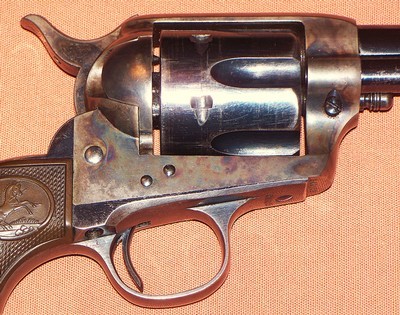 Colt Single Action Army Revolver SAA .32 WCF 7.5” Barrel, Holster, Letter c. 1903 - Image 4 of 15