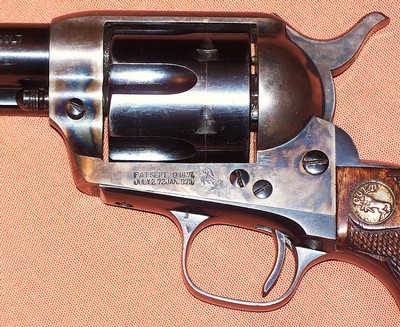 Colt Single Action SAA 1st Gen .38 Colt 5.5” Barrel c. 1927, with Holster and Letter - Image 5 of 15