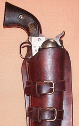 Colt 1st Generation Single Action Army SAA 4.75” .45 LC Blue/Case Circa 1937 w/Holster - Image 14 of 15