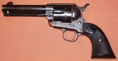 Colt 1st Generation Single Action Army SAA 4.75” .45 LC Blue/Case Circa 1937 w/Holster - Image 1 of 15
