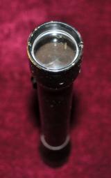 Antique German Unknown Brand sniper rifle scope 4X with military type steel tube - 5 of 5