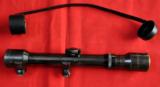 German SORNET(S&B) rifle scope 4X81 w/claw mounts and eye cups - 2 of 8