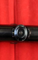 German SORNET(S&B) rifle scope 4X81 w/claw mounts and eye cups - 6 of 8