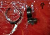 Antique,Rare German Suhler front half ring&rear ring claw mounts set - 2 of 2
