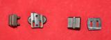Rare! Antique German Front & Rear Mauser 98/K98 bases with Weaver adapters bases - 5 of 6