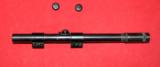 German rifle scope Anshutz? 4X 15 w/mount Small Ca.22 Walter,CZ etc - 1 of 4