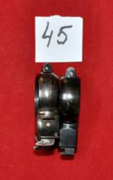 German front & rear(D.26 mm) rings claw mounts set WWI period.Rare!!! - 2 of 3
