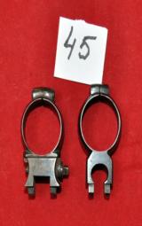 German front & rear(D.26 mm) rings claw mounts set WWI period.Rare!!! - 1 of 3