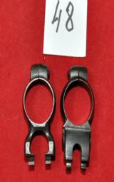 German front & rear(D.21.8-22 mm) rings claw mounts set WWII period.Rare!!! - 1 of 3