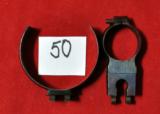 German front half ring(D.56.5 mm) & rear(D.26 mm) ring claw mount set WWII - 2 of 2