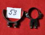 German front half ring(D.46 mm) & rear(D.26 mm) ring claw mount set 1970-80th - 1 of 3