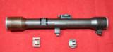 Austrian Rare Sniper rifle scope K. Kahles
/ Vienna H/4 X 60 w/claw mounts & bases! - 4 of 10