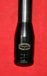 German Schmidt&Bender/Biebertal Wetzlar rifle scope 6x42 steel tube & no rail!! - 4 of 6
