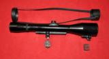 German Schmidt&Bender / Akah rifle scope 6x42/49 with claw mounts and bases!!! - 3 of 6