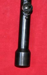 German Sniper Rifle Scope Carl Zeiss Zielvier 4 X steel tube 1935-1940th period - 3 of 5