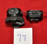 German Pivot mounts set for scope with 14 mm dovetail rail - 1 of 3