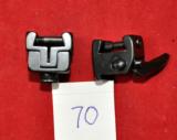German Pivot mounts set with rear quick detach for scope w/14 mm dovetail rail - 2 of 3