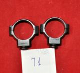 AUSTRALIAN QUICK DETACH RINGS D. 26 MM SET FROM STEEL WITH BLUING - 3 of 8