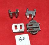 German claw mounts set with rear quick detach for drilling w/14 mm dovetail rail - 4 of 5