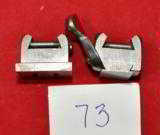 German Pivot mounts set with bases for scopes with 14 mm dovetail rail - 3 of 3