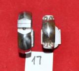 German AKAH D.46.5/30 mm rings claw mounts set with bases,polished.Very Rare! - 3 of 5