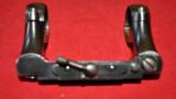 GERMAN RARE QD D.R.G.M. SIDE MOUNT W/RINGS D.24-26 MM f. SCOPE W/7 mm PRISM - 1 of 3