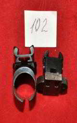 German claw mounts & bases set w/saddle for rifle scope w/dovetail rail 14 mm - 2 of 4