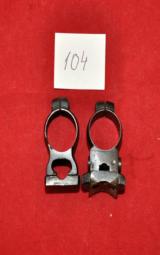 German front & rear(D.22 mm) rings claw mounts/bases set K 98 !!! - 1 of 5