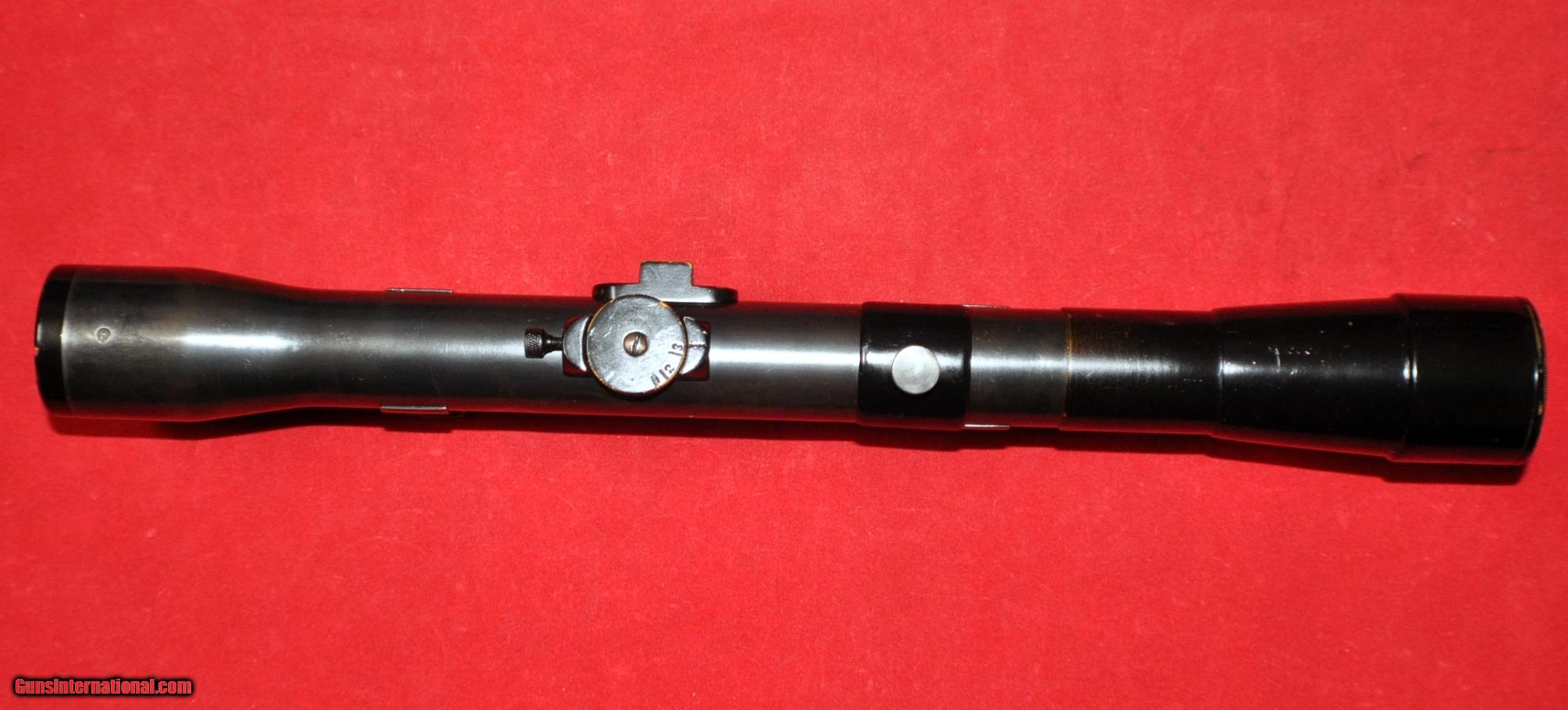 Antique!German Tesco Collath 8X Drilling rifle scope w/ claw mounts ...