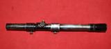 German Vintage rifle scope Zielclar 4 X w/mount ca.22/air for rifle with grooves - 2 of 7